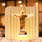 WIYETY Jesus Kreuz Nachtlicht: 3D Jesus Kreuz Religiöses Mini Nachtlicht, Kleine Tischlampe für Zimmer, Holzschnitzerei LED Nachtleuchte, USB-betriebener Warmweiß Licht, Beleuchtetes Dekorationen