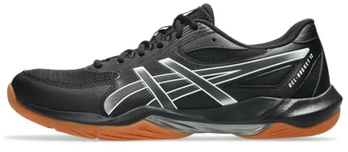 ASICS Gel-Rocket 12 Herren-Sneaker, schwarz/Gunmetal, 42 EU