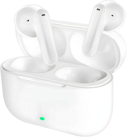 Auriculares Inalámbricos Bluetooth, Auriculares Bluetooth 5.3, 4 Mic con Reducción de Ruido ENC, 40H Estéreo HiFi Inmersivo, Cascos Inalambricos Bluetooth IPX8 Impermeable con Phone/Android/Samsung