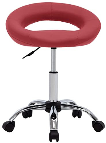 Generisch Kangmusi Esszimmerstuhl Drehbar Weinrot Kunstleder, Rot 3085835