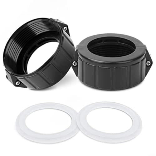 2 Stück 5,1 cm Spa-Heizung, geteilte Mutterverbindungen mit Schrauben und Dichtungen, Ersatz-Set für Balboa, für Coleman, 5,1 cm Heizrohre