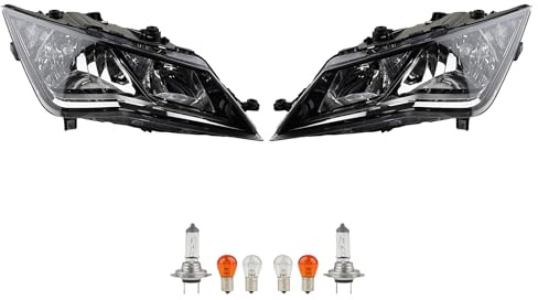 Scheinwerfer Links & Rechts Set + Leuchtmittel passend für Seat Leon 5F