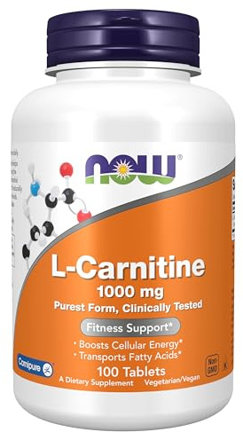 NOW Foods: L-Carnitine Fitness Support 1000mg, 100 tabs