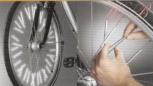 3 M Scotch Lite Speichen Reflektoren 36 pcs-Räucherstäbchen Sicherheit für das Fahrrad