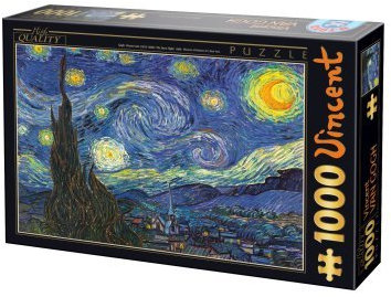 D-Toys Van Gogh the Starry Night Jigsaw Puzzle (1000 Pieces)