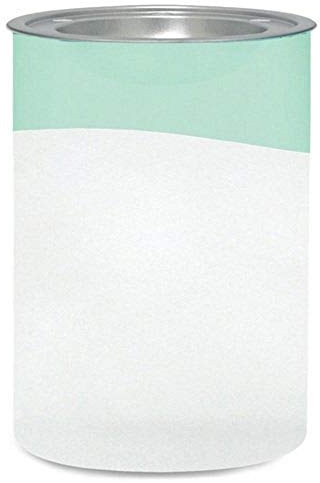 Yankee Candle Serene Sandblast Aqua Wax Melt Burner, White/Green, 11.7x10.8x15.4 cm