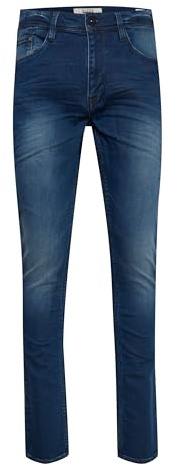 Blend BHJet Fit Jogg Fit Jogg - NOOS Herren Jeans Hose Denim Slim Fit, Größe:W33/32, Farbe:Denim Middle Blue (76201)