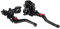 Lenkerbremszylinder, Ein Paar Universal 7/8 (22mm) Motorrad Bremskupplung Hauptbremszylinder Vorratshebel Set Schwarz Metallölschale