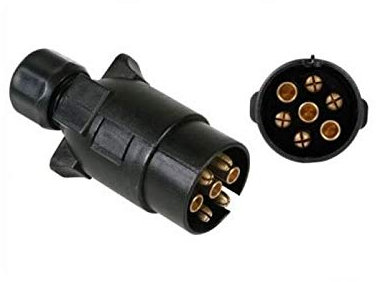 TRIGANO Prise Mâle - 7 Broches - Plastique