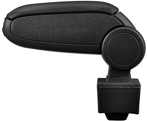 LP Trade Apoyabrazos Central para A3 S3 8L | Accesorio consola de almacenamiento y reposamanos con compartimento organizador | Pieza separada de interior del coche | Piel sintética negra - Costura