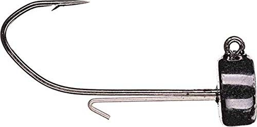 Strike King (TGNH18-1) Tour Grade Ned Rig Head Angelköder, 10 Stück, Schwarz, 0,5 l, einzigartige Kopfform