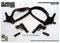 ZSMD 1/6 Scale Soldier Weapon Model Classic Mit Brustgeschütz Hängend Brown Single Hanging Black Double Hanging Geeignet Für Dress Up HT VERYCOOL TBLeague Hottoy Phicen (B)