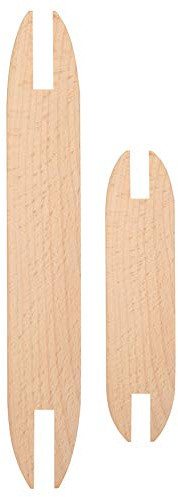 Navette de tissage en bois 2 pièces, trousse à outils de tissage bricolage, navettes en bois bâtons de tissage pour artisanat tricoté bricolage