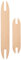 Fydun 2Pcs Holz Web-Shuttle, DIY Weaving Tool Kit, für Strickhandwerk DIY, Erwachsene, Unisex, Klassisch, Ganzjährig, Nicht zusammenklappbar