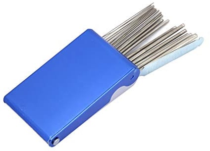 YWBL-WH Accessori per Saldatura, 21 Pezzi Set di Pulizia per Punte Torcia, Alesatore per Ugelli Mig, Detergente per Ugelli di Saldatura per Saldatura a Gas e, Accessori per Attrezzature