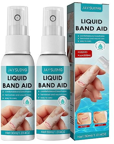 Liquid Bandage Spray | Liquid Skin Bandage Bandaids | Quick Dry Spray Plasters for Wounds | Waterproof Liquid Bandage Liquid Bandage | Breathable Anti-bacterials Spray Wound Patch for Cracked Aid