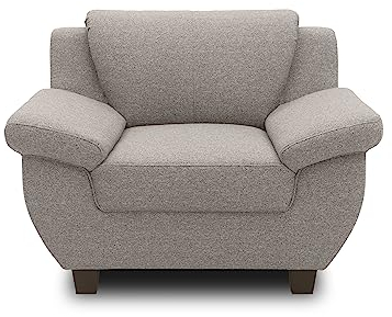 DOMO. collection Sessel Panama, Polstersessel, Einzelsessel, Sofa Garnitur, 3-2-1 Sessel, 91 x 108 x 80 cm (TxBxH), taupe