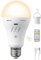 Gaaqii Bombilla Recargable USB C con Control Remoto, E27 7W Bombilla LED Regulable con Control Táctil y Función de Temporización, 3 Temperaturas de Color Luz de Emergencia para Hogar y Exterior