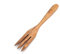Tenedor de servir con 3 puntas, 30 cm, plano, tenedor de madera de olivo hecho a mano