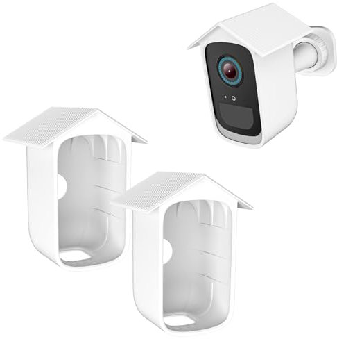 OWOKISO Kamera-Schutzhülle aus Silikon für eufy Security eufyCam 2C Cam & eufyCam 2C Pro Wireless Home Security Outdoor Kamera, Schutz vor UV-Strahlen und Regen, HT-001