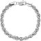 L.Karden 6MM Mens Bracelets 316L Stainless Steel Twist Rope Chain Bracelet for Men/Women Birthday Gifts for Boyfriend Dad Gift