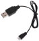 Dickly 3,7-V-Ladekabel, 3,7-V-USB-Akku-Ladekabel, Stabiler Stecker, RC-Hubschrauber-Ladekabel, 3.7-V-USB-Anschluss