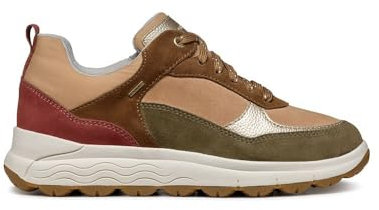 Geox Damen D SPHERICA 4X4 B ABX Sneaker, Musk/Old Rose, 39 EU