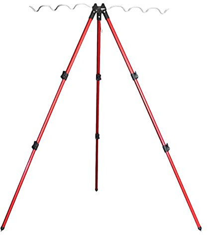 SIUKE Fishing Rods Tripod Stand Telescopic Aluminum Alloy Fishing Rod Holder