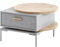 LOOKS by Wolfgang Joop Schildmeyer Couchtisch, Eiche Landhaus/Feel Grey, Holzwerkstoff, 65 x 65 x 41.1 cm, 150970