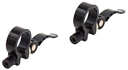 BESPORTBLE 2pcs Bike Seatpost Clamp Seatpost Tube Clip Black Bike Cycling Seatpost Clamp Clamp Bike Camera Mount Quick Release Clamp Seatpost Clamp Rack Mount Quick Release Seatpost Clamp