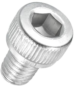 Kozelo 50pcs Socket Head Cap Screws - [M5-0.8 x 6mm] 304 Stainless Steel Allen Socket Drive for Electrical Motor 3D Printing Fan Engine Replacement Use, Silver