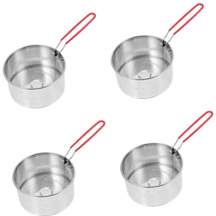 TOPBATHY 4pcs Charcoal Lighting Basket Barbecue Grill Basket Stainless Charcoal Burner Camping Burner Basket Grill Baskets Portable Burning Basket Camp Basket Stainless Steel Silver