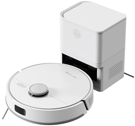 LIECTROUX M70 Pro Lidar Saugroboter mit Staubbehälter, automatischer Vakuum, Speicherung von Karten auf mehreren Etagen, Saugleistung 6500 Pa, Akku 3200 mAh, Akkulaufzeit 175 Minuten, Staubbeutel 3 l