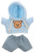 QUMIIRITY Puppenkleidungsset Bärenkleidung Süßes Stofftier Puppenzubehör Plüschtier Kapuzenpullover Mit Hosenset 20 cm Bären Outfit Für Plüschpuppen Stofftiere