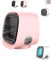 Vital Breeze Ac, Air Conditioner Misting Fan, Upgrade Portable Ac, 3 Speeds Power Portable Air Cooler, With 300ml Water Tank & Colorful Night Lights, Ideal for Rooms, Offices (Pink)