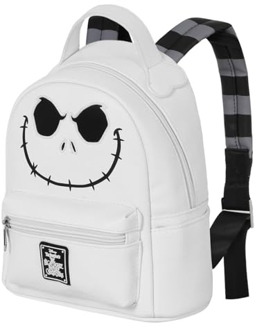 Disney Nightmare Before Christmas Bone-Small Heady Backpack, White, 22 x 25 cm, Capacity 5 L