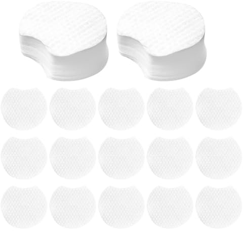 WOONEKY 2400 Stück Vlies Make Up Pads für Empfindliche Haut in Praktischer Form Hautfreundlich und Mehrfach Verwendbar für Gym und Heimgebrauch
