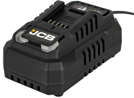 JCB Pro 18V 4.5A Fan-Cooled Fast Battery Charger for JCB 18V Lithium-Ion Batteries | JCB-18FC-45