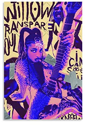 HHYWWD Leinwand Druck Poster Senza Cornice 30 * 50CM Willow Smith Poster Soggiorno Camera da letto Pittura Opera d'arte