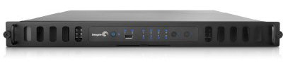 Seagate 24TB Business Storage Collegamento ethernet LAN Rastrelliera (1U) Nero, Acciaio inossidabile NAS