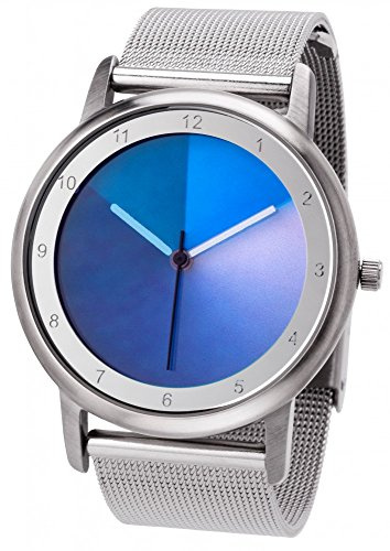 Rainbow emotion of colours Avantgardia Blues Milanese, Armband:Edelstahl Clip Armband Milanese
