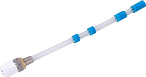 BenBow 112 Rotationsschlauch Ersatzschlauch Blau für Druckluft Reinigungspistole - Schlauch mit Gewichten für intensiven Wirbelwind-Effekt & Kompatibel PRO Serie
