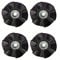 Blendin Replacement Black Rubber Gear Spare Parts, Compatible with Nutribullet 600W 900W Blender (4 Pack)