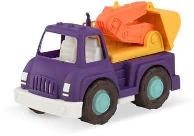 Wonder Wheels Großer Bagger 31 cm LKW – Kinder Auto Spielzeug Indoor und Outdoor Sandkasten Sandspielzeug – Fahrzeug für Mädchen und Jungen ab 1 Jahr