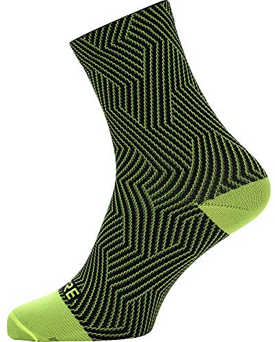 GORE WEAR Damen Drive Jacke Socken Mittellang, Neon Yellow/Black, 41-43 EU