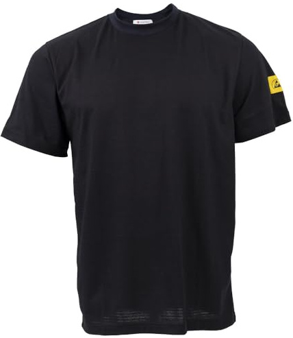 Wetec ESD-T-Shirt, M, schwarz (Bekleidung)