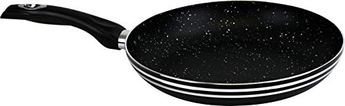 Sterling Ventures Non Stick Marble Coated Frying Pan 30CM Black 2.5MM Induction Bottom