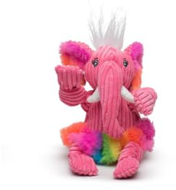 HuggleHounds Knottie Plüsch Hundespielzeug - Hund Stofftier Spielzeug Welpenspielzeug Quietschendes Hundespielzeug für kleine, mittelgroße und große Hunde, strapazierfähiges Plüsch, um sie zu