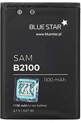 Bluestar Remplacement de Batterie Compatible avec Samsung B2100 1100 Mah Échange Batterie Premimum Ab553446bu