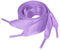 sourcing map 2 Pairs Satin Flat Ribbon Women Shoelaces Sneakers Canvas Shoestrings Purple